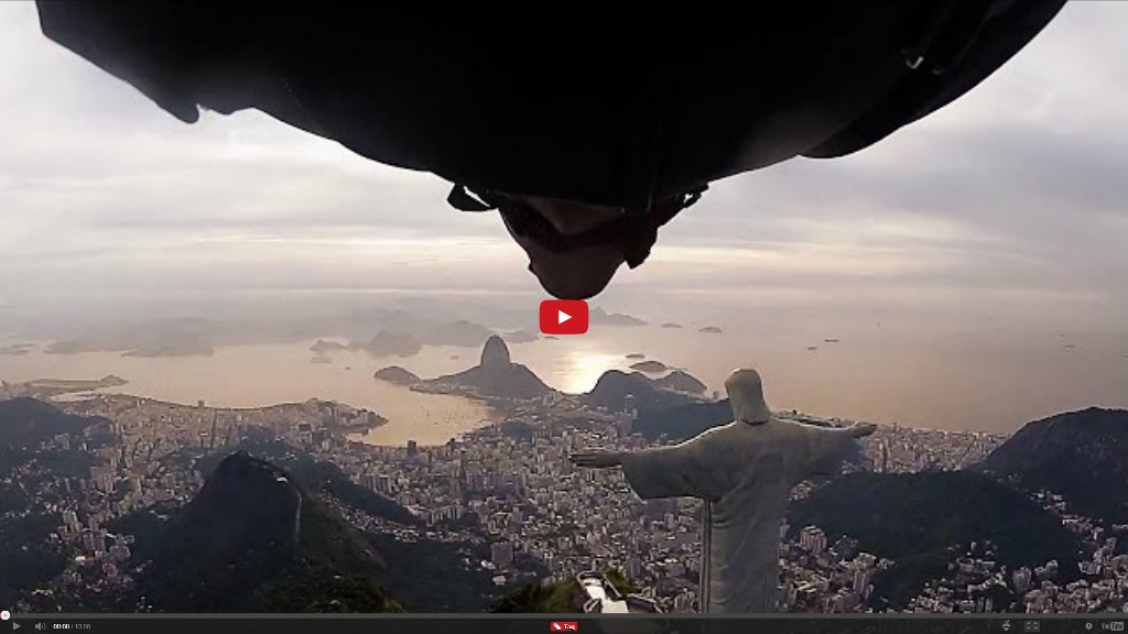 Wingsuit Rio de Janeiro Cristo Redentore